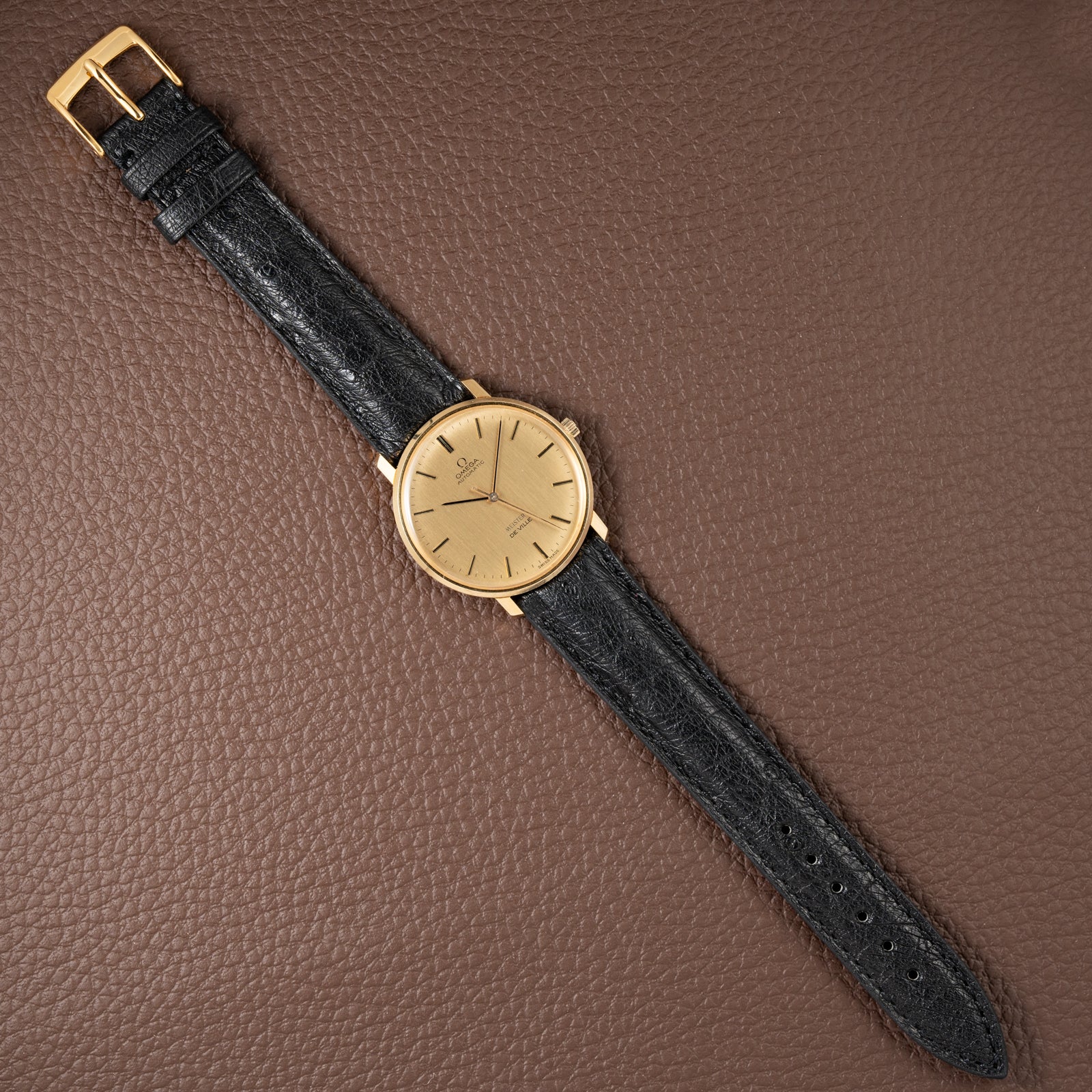 Omega De Ville Automatic 'Meister' in 18K Yellow Gold with OM Dial from 1966