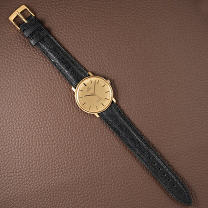 Omega De Ville Automatic 'Meister' in 18K Yellow Gold with OM Dial from 1966