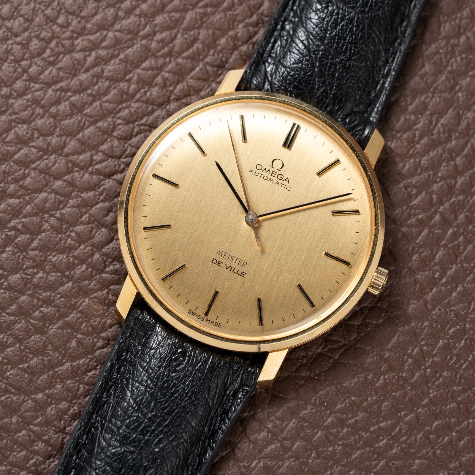 Omega De Ville Automatic 'Meister' in 18K Yellow Gold with OM Dial from 1966