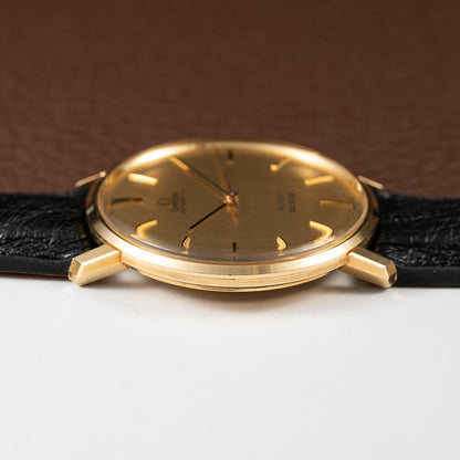 Omega De Ville Automatic 'Meister' in 18K Yellow Gold with OM Dial from 1966