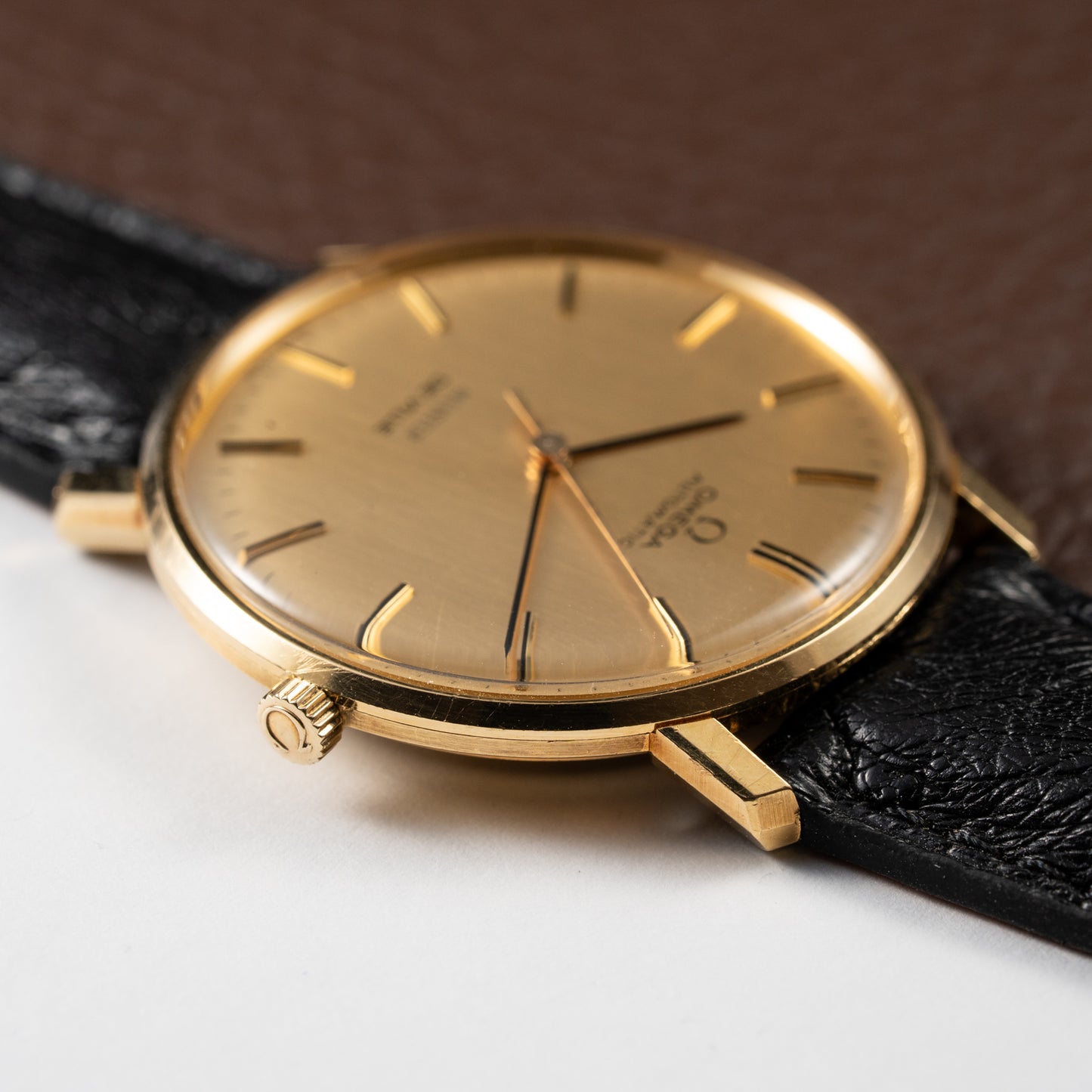 Omega De Ville Automatic 'Meister' in 18K Yellow Gold with OM Dial from 1966