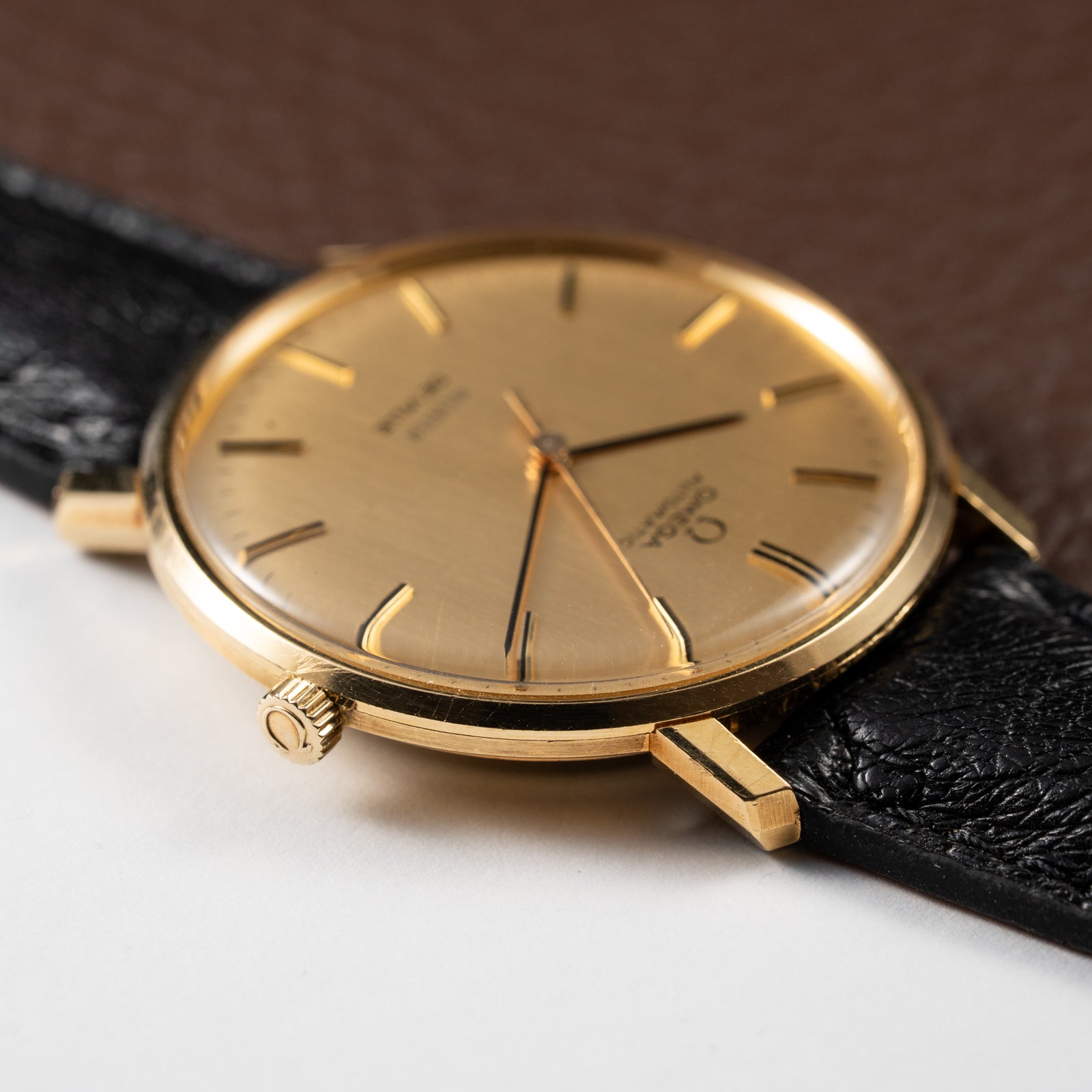 Omega De Ville Automatic 'Meister' in 18K Yellow Gold with OM Dial from 1966