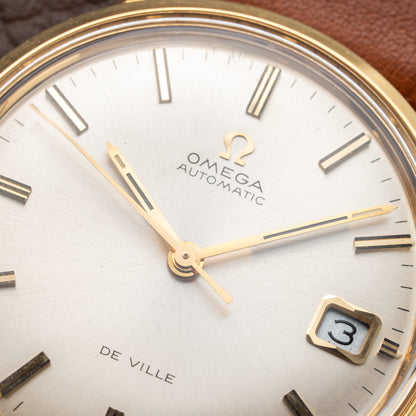 Omega De Ville Automatic 18k Yellow Gold Ref 166.033 from 1972