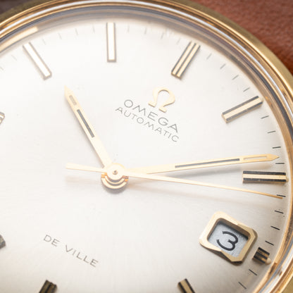 Omega De Ville Automatic 18k Yellow Gold Ref 166.033 from 1972