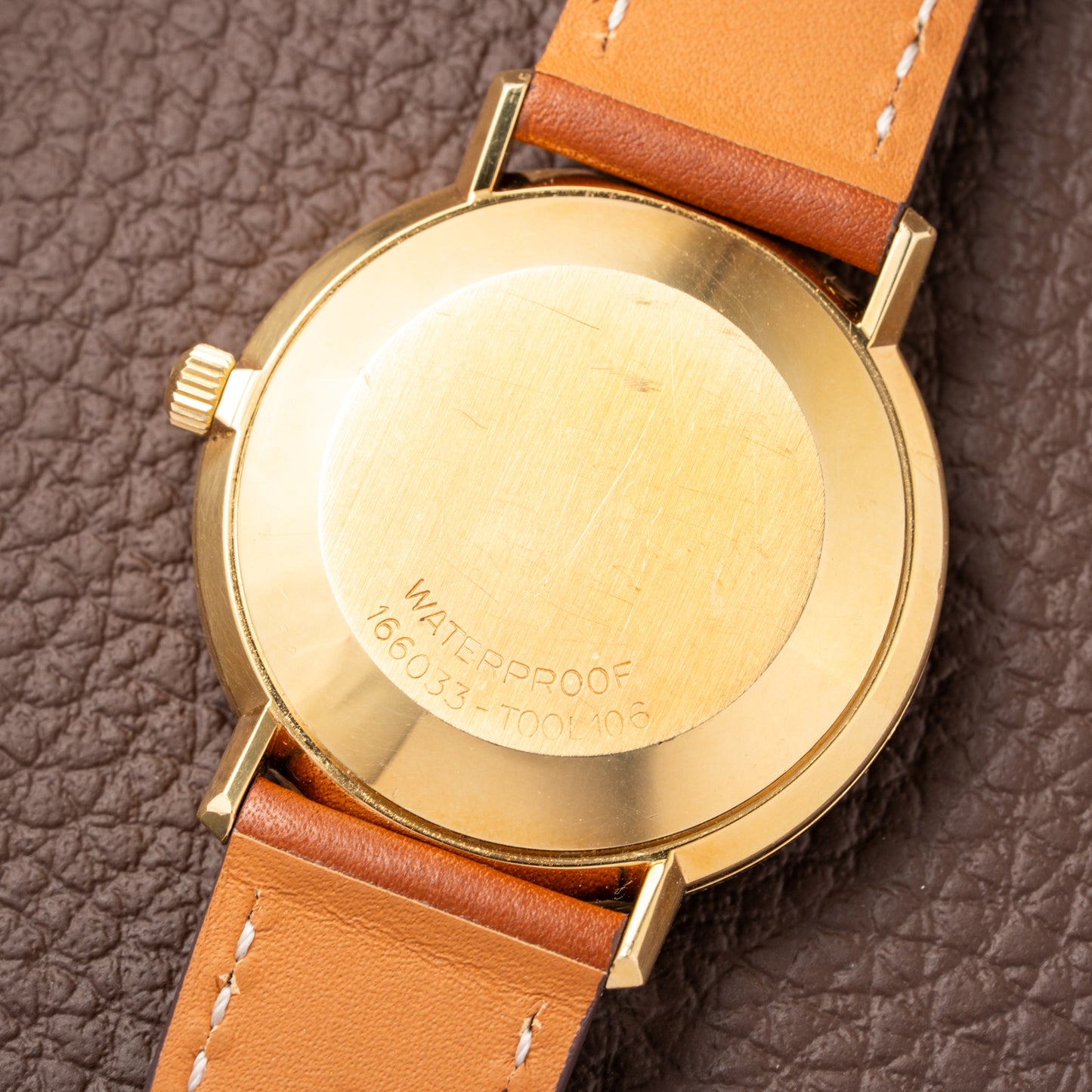 Omega De Ville Automatic 18k Yellow Gold Ref 166.033 from 1972