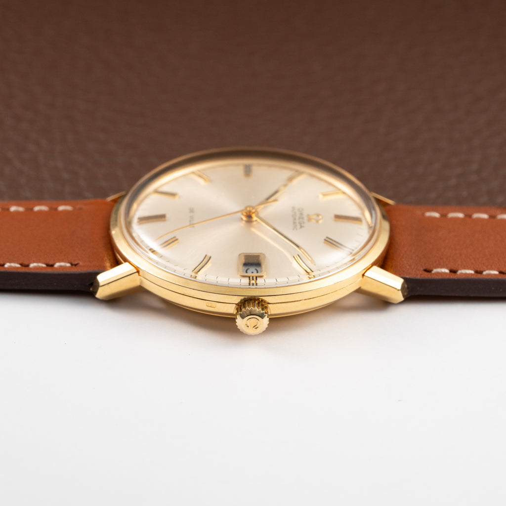 Omega De Ville Automatic 18k Yellow Gold Ref 166.033 from 1972