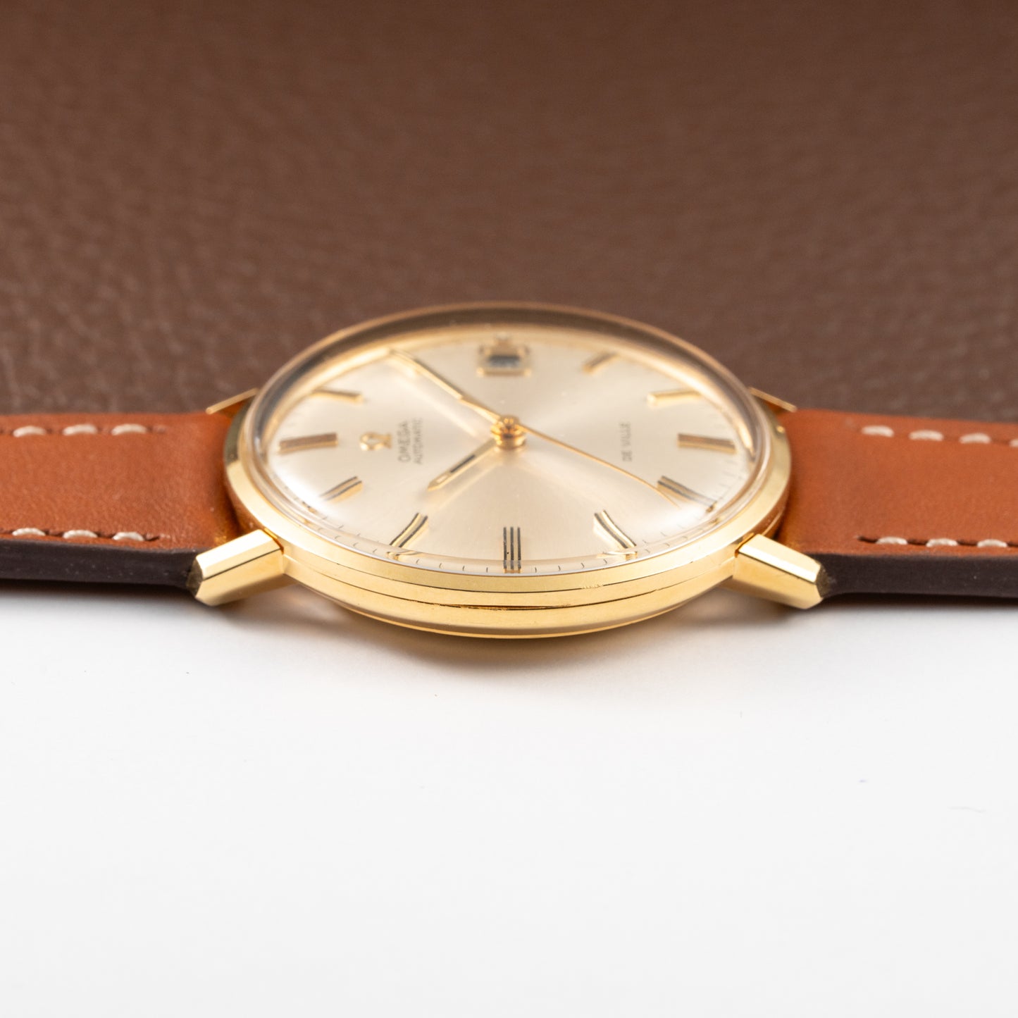Omega De Ville Automatic 18k Yellow Gold Ref 166.033 from 1972