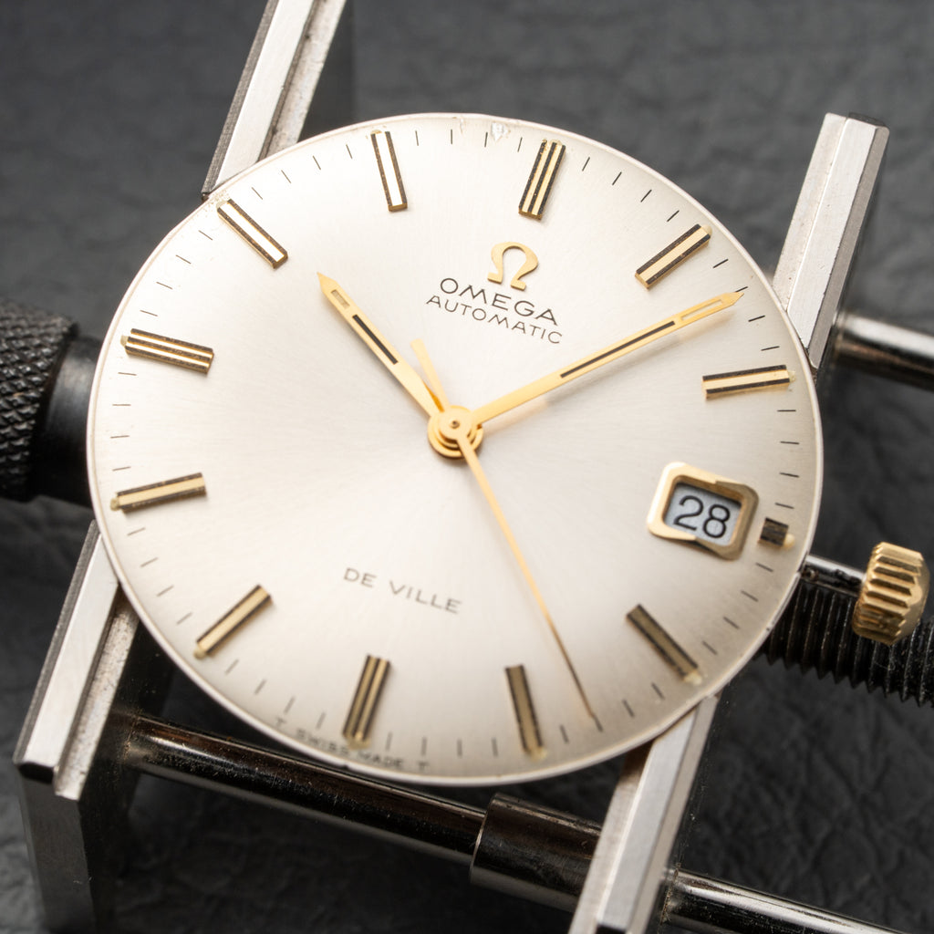 Omega De Ville Automatic 18k Yellow Gold Ref 166.033 from 1972
