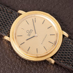 Omega De Ville Automatic “Clous de Paris” 18K Yellow Gold Ref. 151.012 from 1973