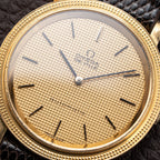 Omega De Ville Automatic “Clous de Paris” 18K Yellow Gold Ref. 151.012 from 1973