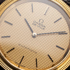 Omega De Ville Automatic “Clous de Paris” 18K Yellow Gold Ref. 151.012 from 1973