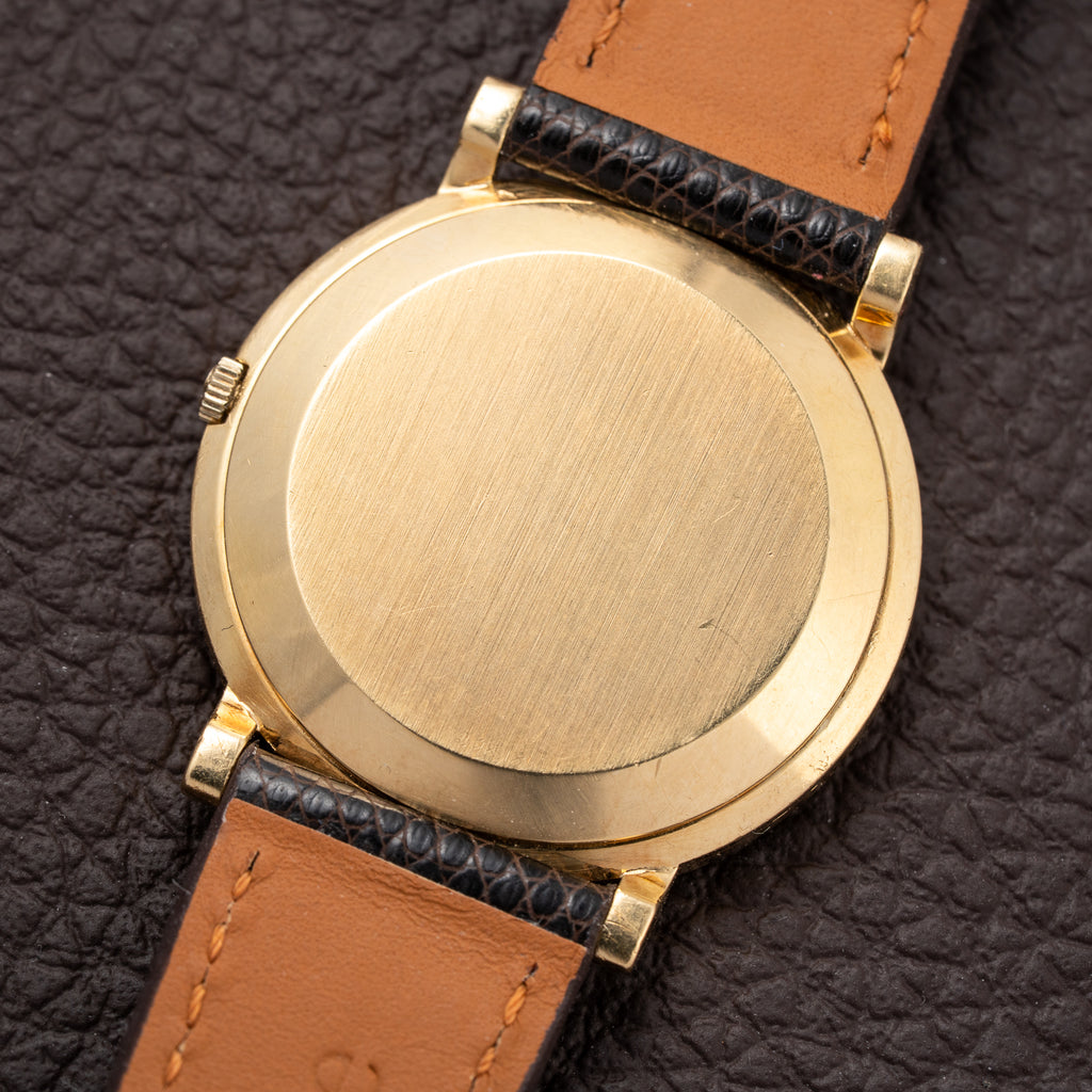 Omega De Ville Automatic “Clous de Paris” 18K Yellow Gold Ref. 151.012 from 1973