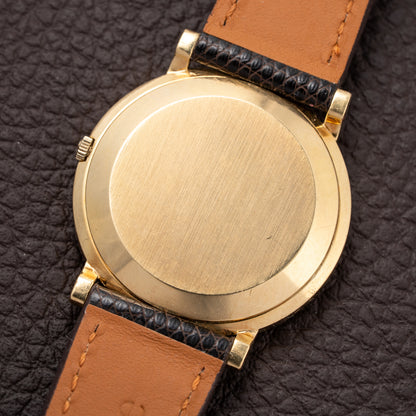 Omega De Ville Automatic “Clous de Paris” 18K Yellow Gold Ref. 151.012 from 1973