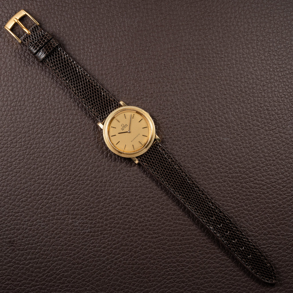 Omega De Ville Automatic “Clous de Paris” 18K Yellow Gold Ref. 151.012 from 1973