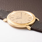 Omega De Ville Automatic “Clous de Paris” 18K Yellow Gold Ref. 151.012 from 1973
