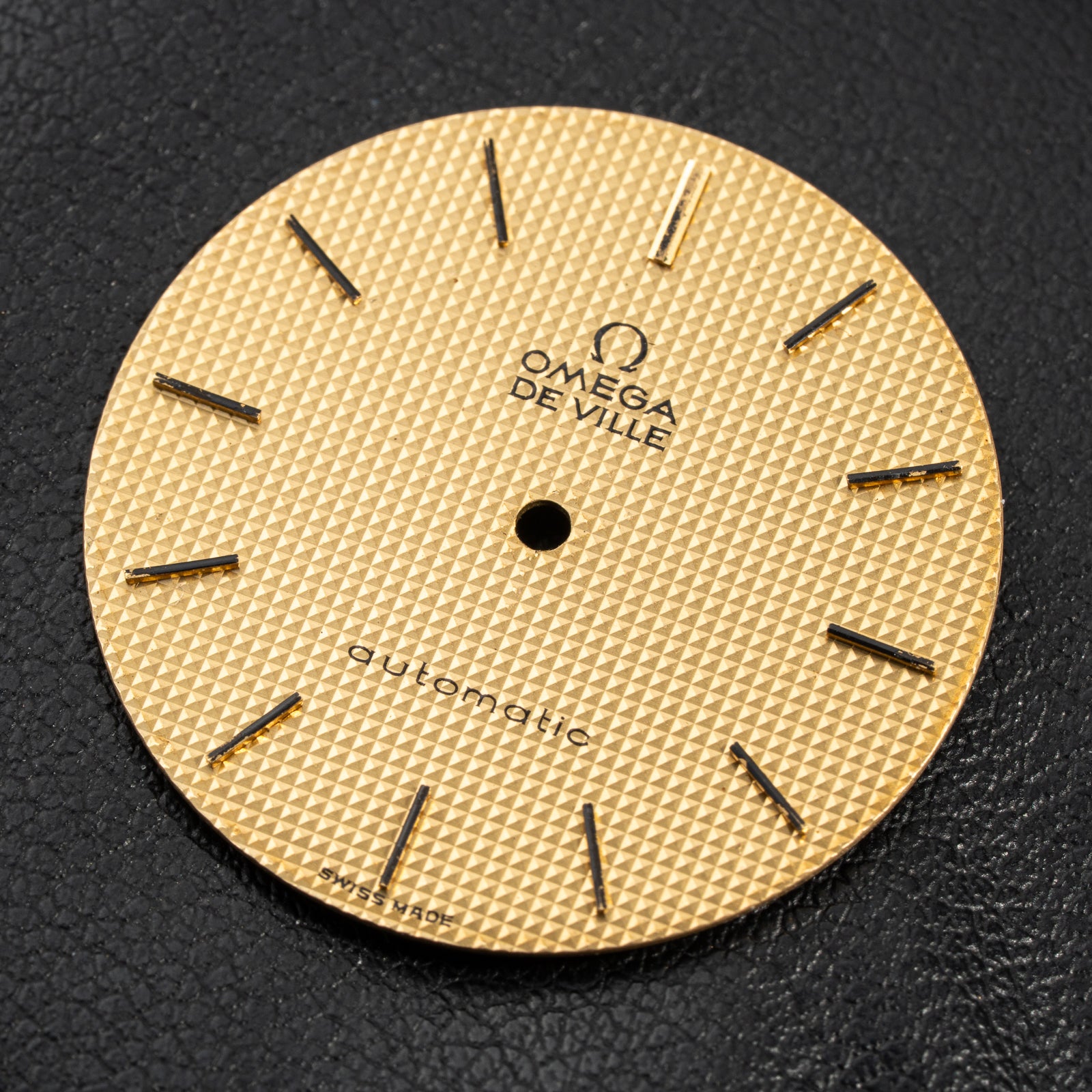 Omega De Ville Automatic “Clous de Paris” 18K Yellow Gold Ref. 151.012 from 1973