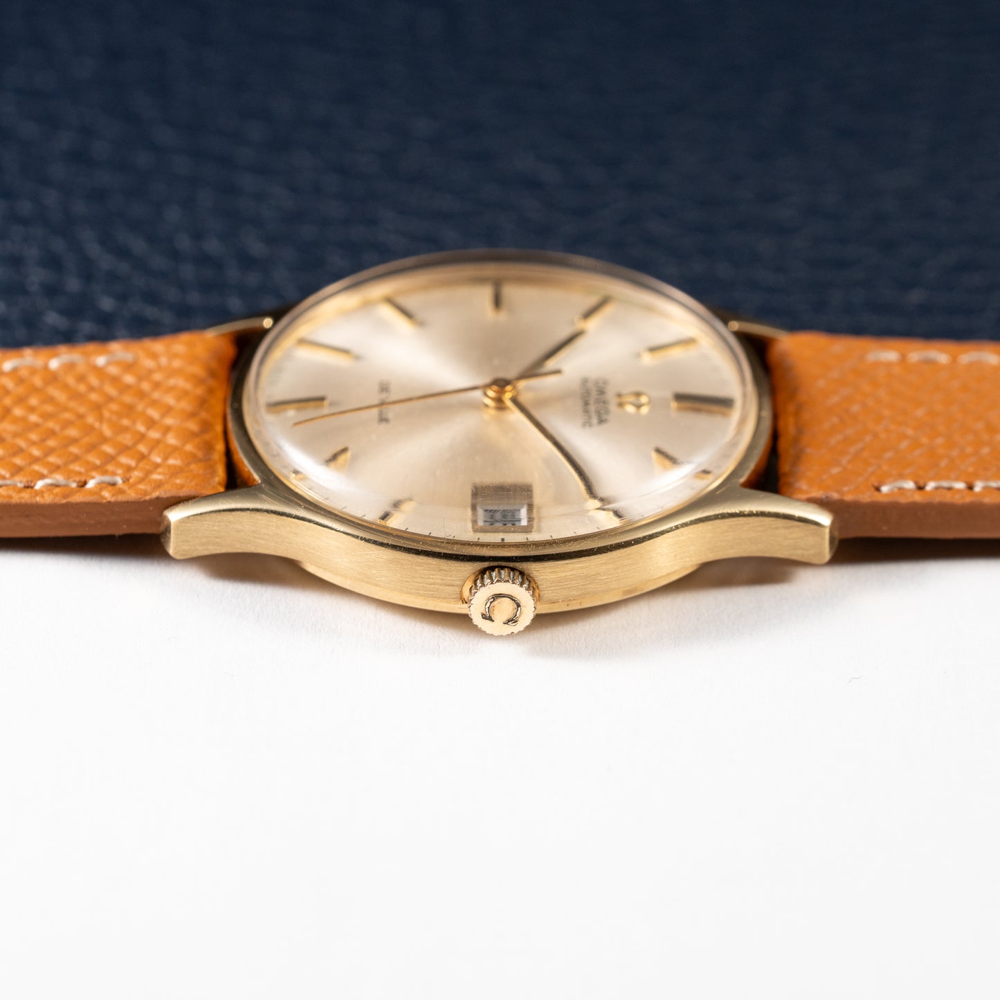 Omega De Ville Automatic Date 18K Gold Ref 162.046 from 1970