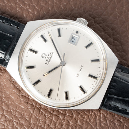 Omega De Ville Automatic Steel Calibre 1002 from 1971 Ref 166.051