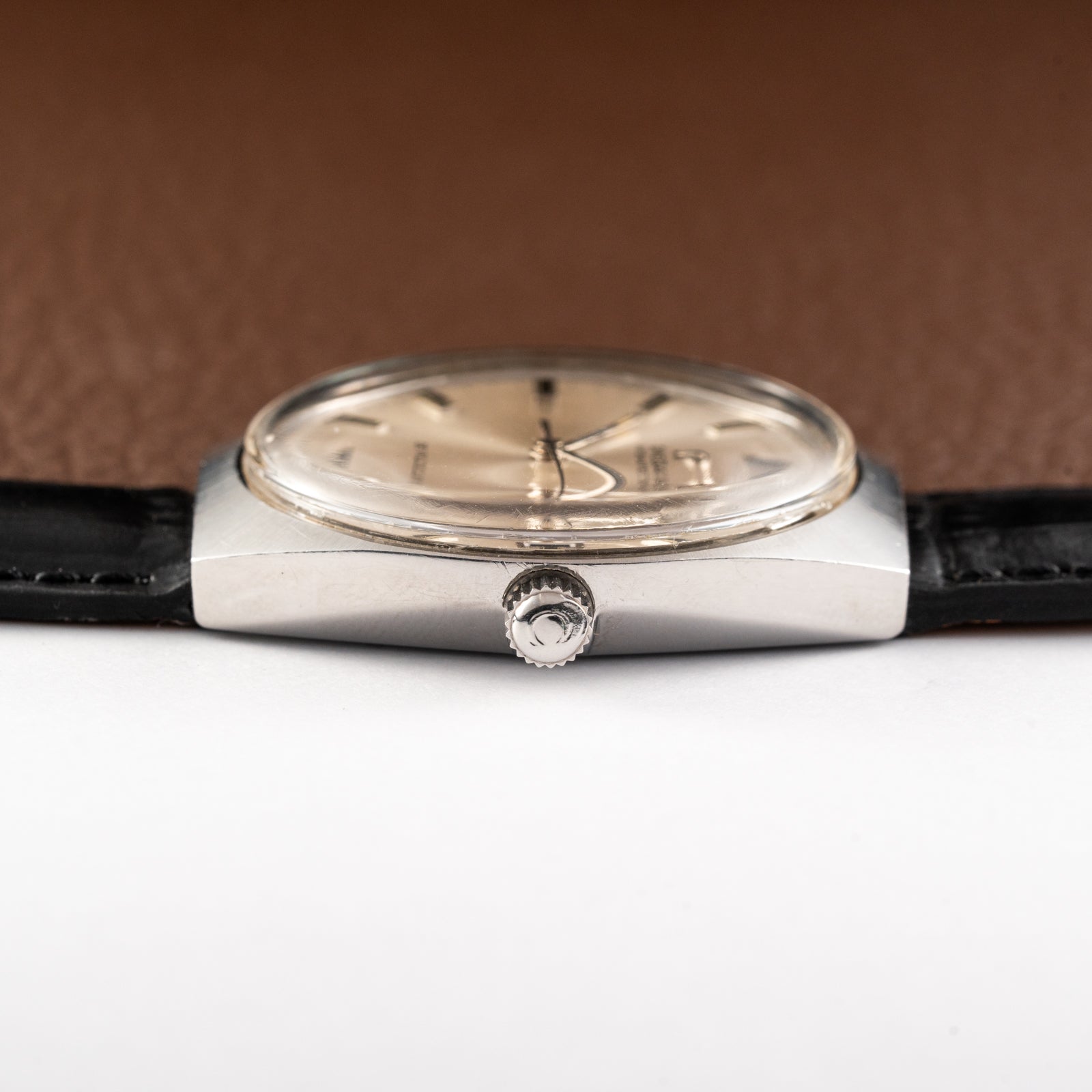 Omega De Ville Automatic Steel Calibre 1002 from 1971 Ref 166.051