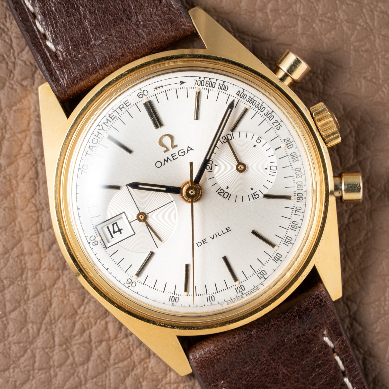 Omega De Ville Chronograph Date 146.017 Cal 930 from 1969 – Le