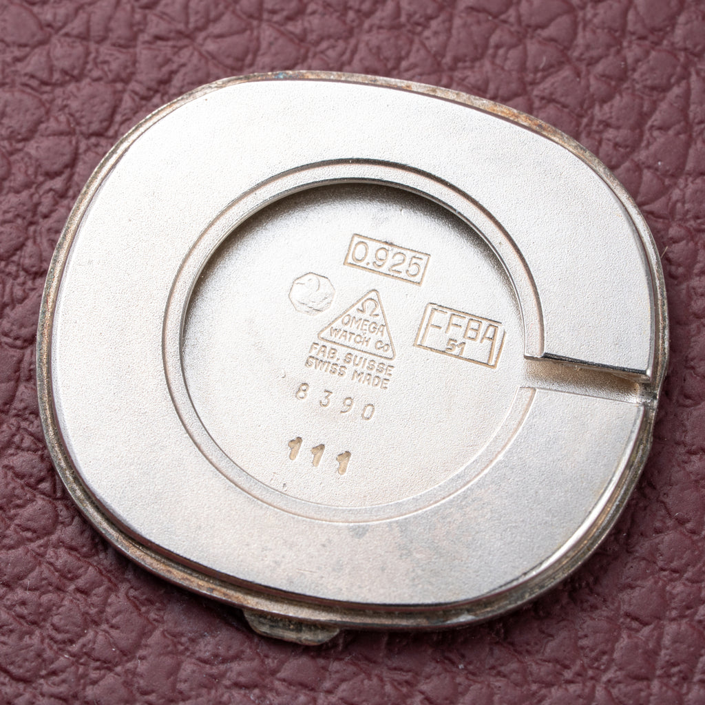 Omega De Ville Jeux d’Argent 925 Sterling Silver Moiré Two Tone Dial Ref. 8390 from 1973