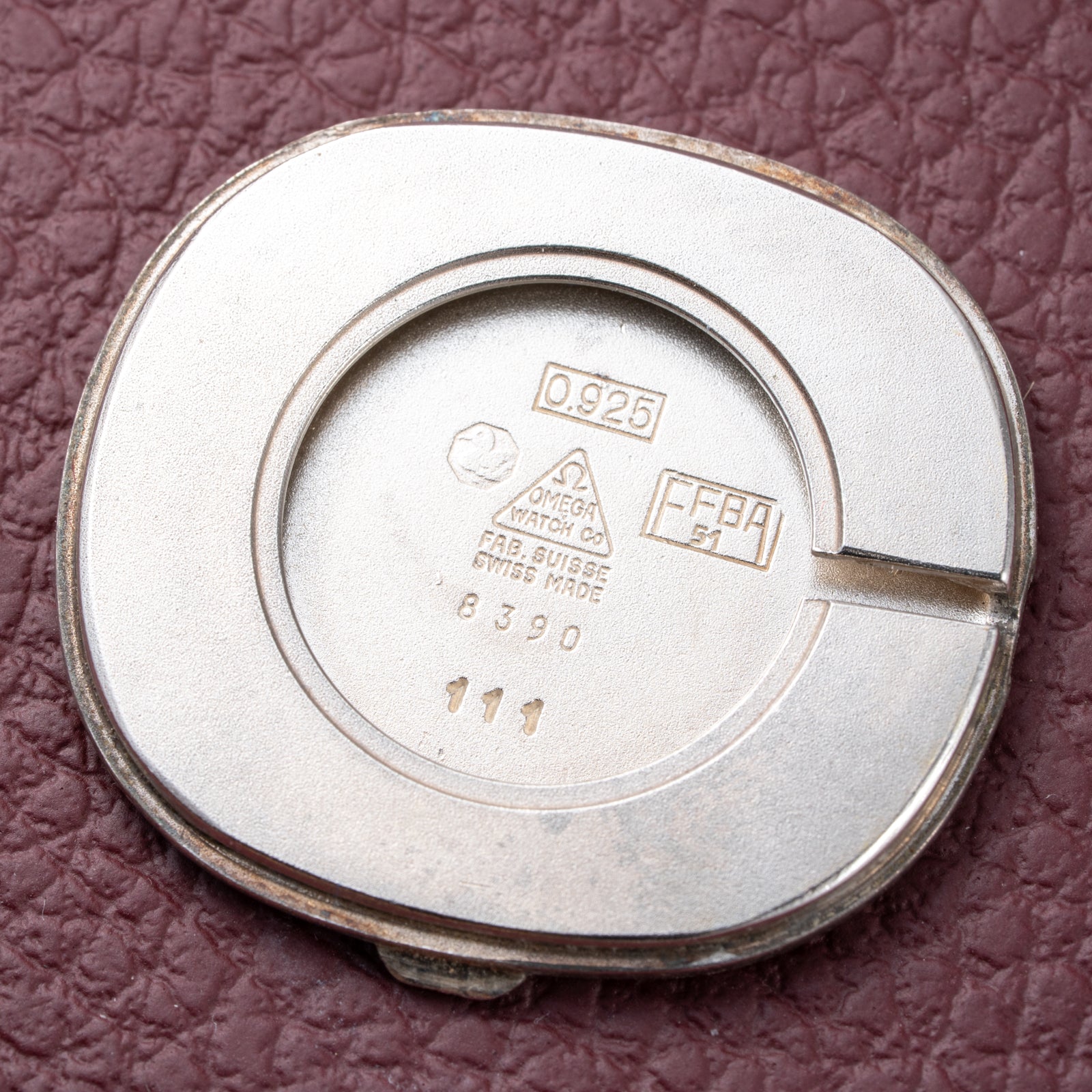 Omega De Ville Jeux d’Argent 925 Sterling Silver Moiré Two Tone Dial Ref. 8390 from 1973