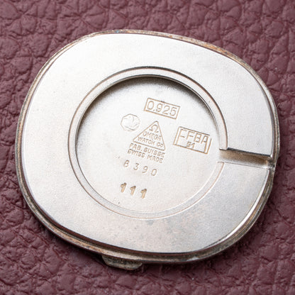 Omega De Ville Jeux d’Argent 925 Sterling Silver Moiré Two Tone Dial Ref. 8390 from 1973