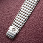Omega De Ville Jeux d’Argent 925 Sterling Silver Moiré Two Tone Dial Ref. 8390 from 1973