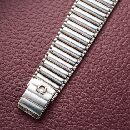 Omega De Ville Jeux d’Argent 925 Sterling Silver Moiré Two Tone Dial Ref. 8390 from 1973