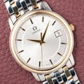 Omega De Ville Prestige Quartz Gold Steel Ref.43103100 from 2004