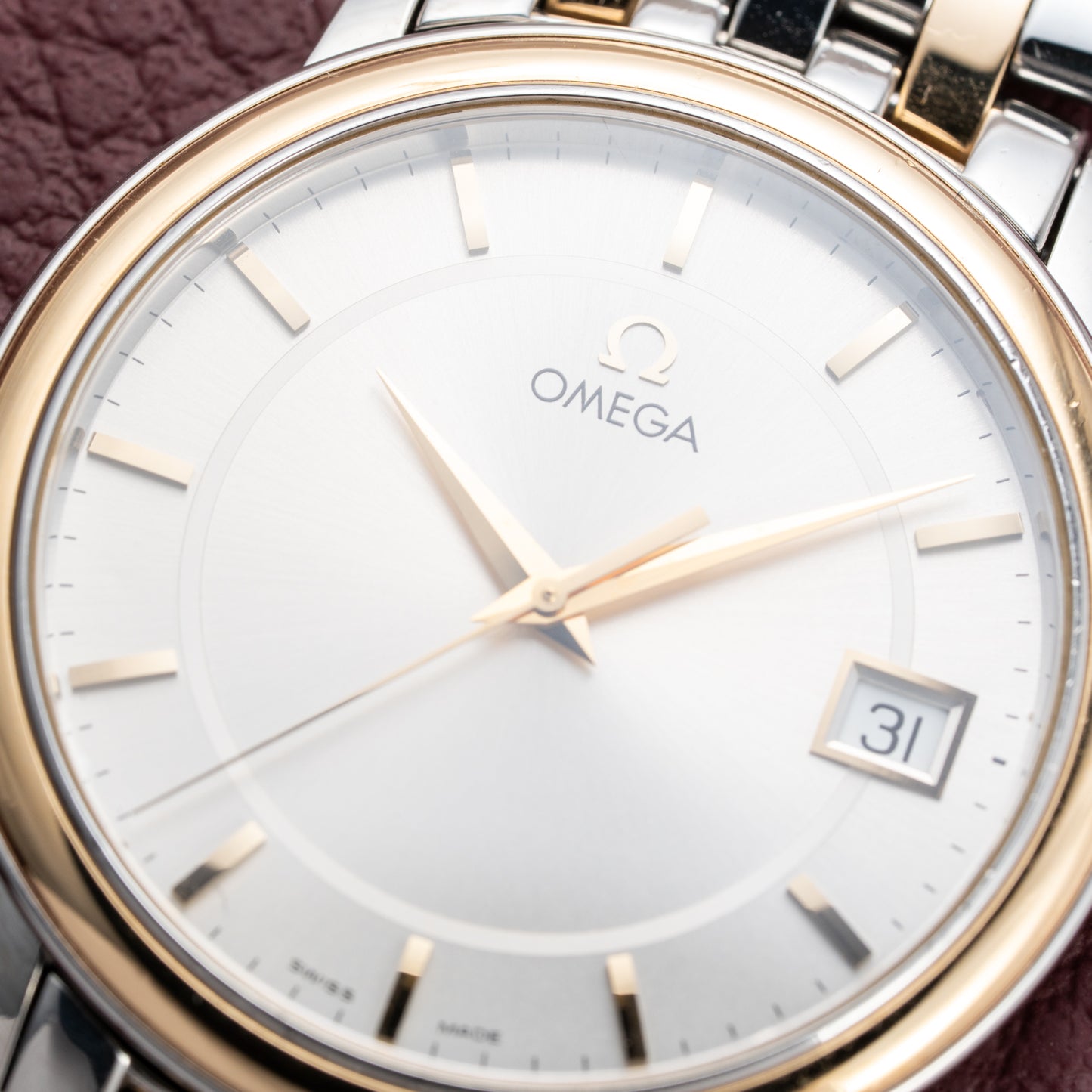Omega De Ville Prestige Quartz Gold Steel Ref.43103100 from 2004