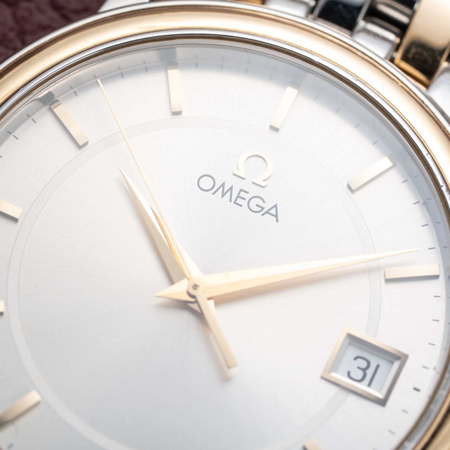 Omega De Ville Prestige Quartz Gold Steel Ref.43103100 from 2004
