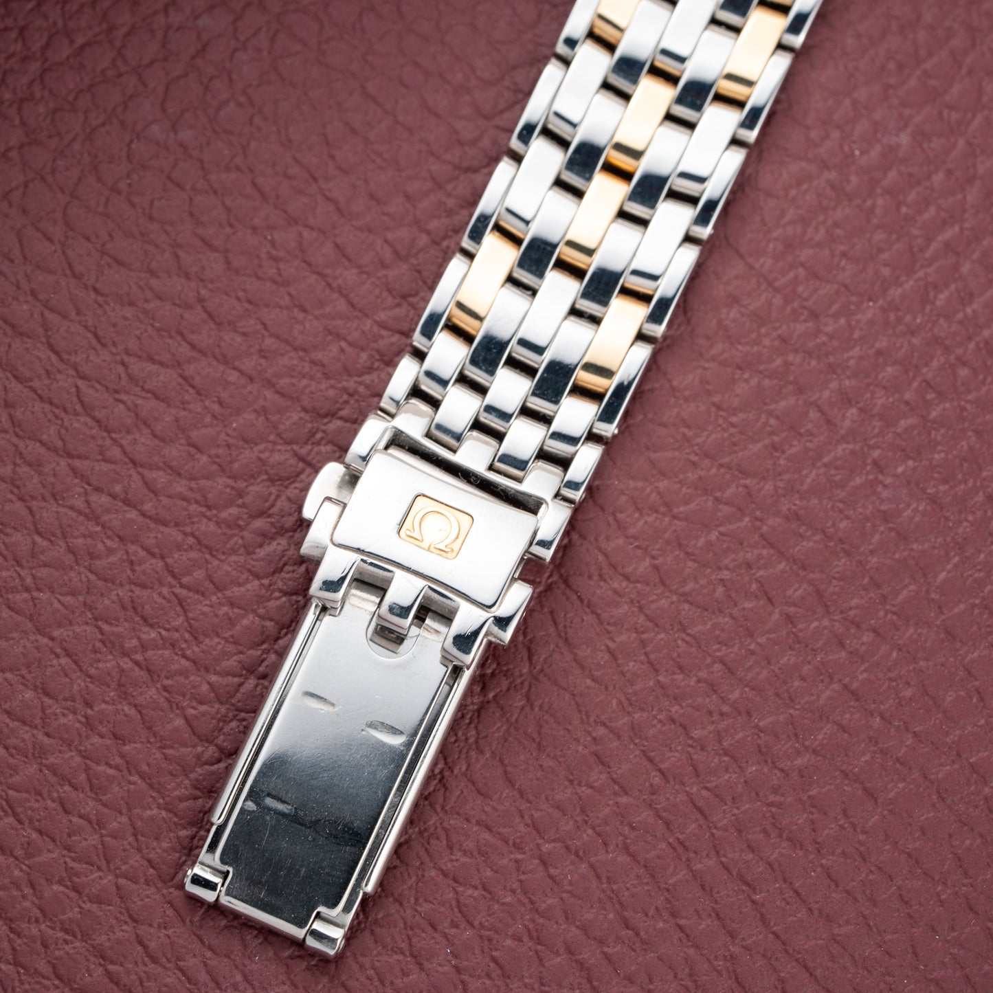 Omega De Ville Prestige Quartz Gold Steel Ref.43103100 from 2004