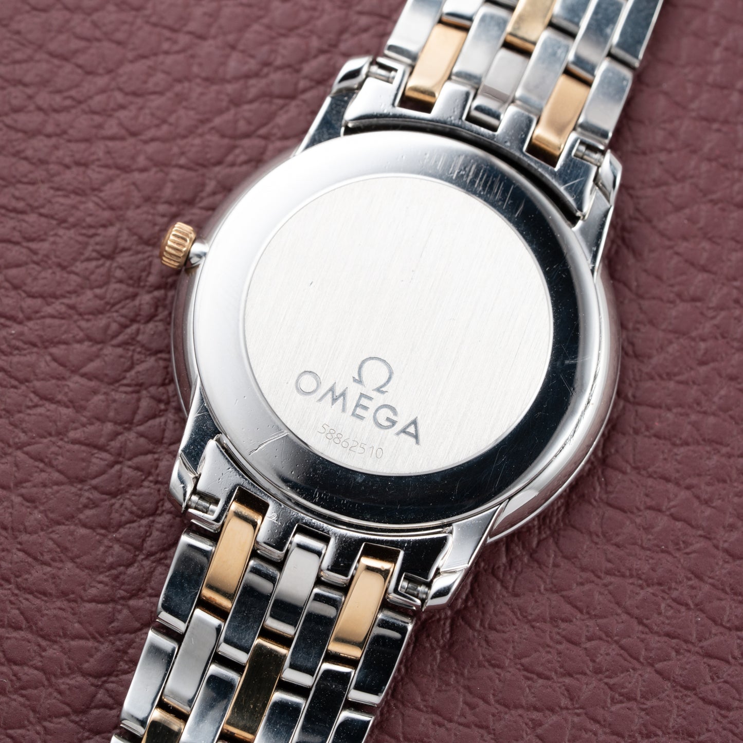 Omega De Ville Prestige Quartz Gold Steel Ref.43103100 from 2004