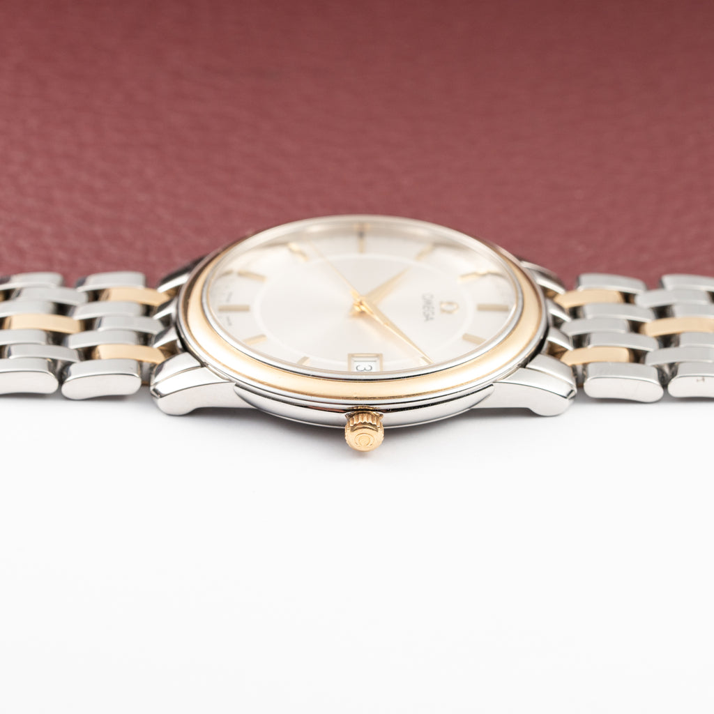 Omega De Ville Prestige Quartz Gold Steel Ref.43103100 from 2004