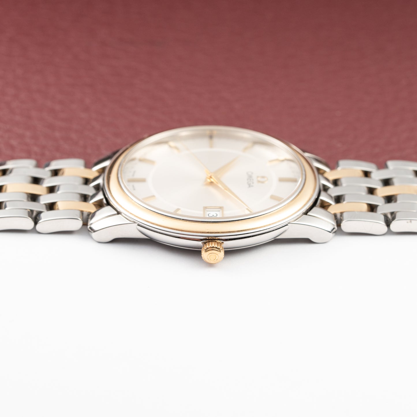 Omega De Ville Prestige Quartz Gold Steel Ref.43103100 from 2004
