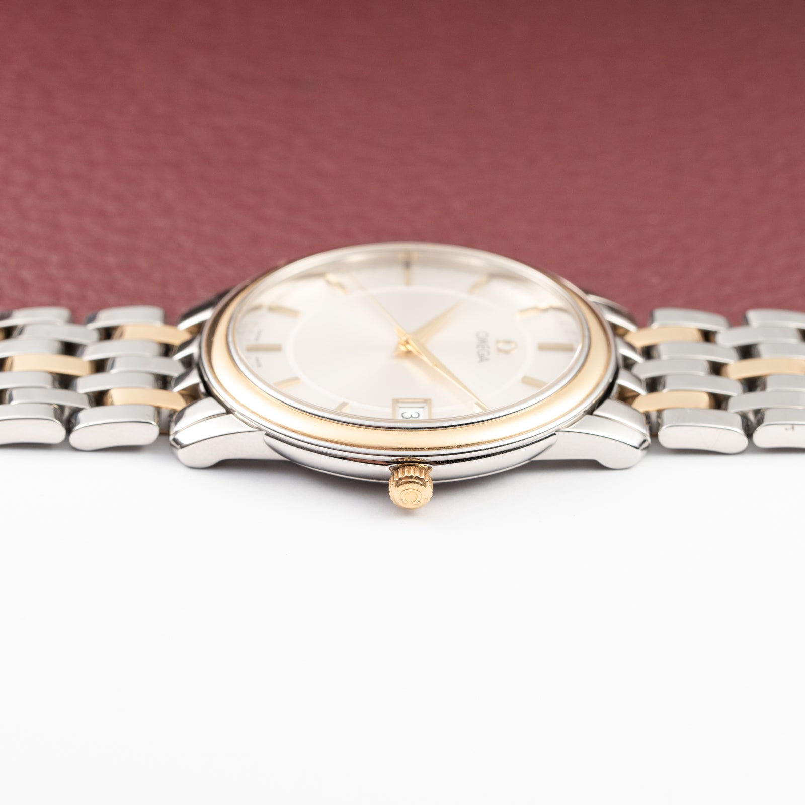 Omega De Ville Prestige Quartz Gold Steel Ref.43103100 from 2004