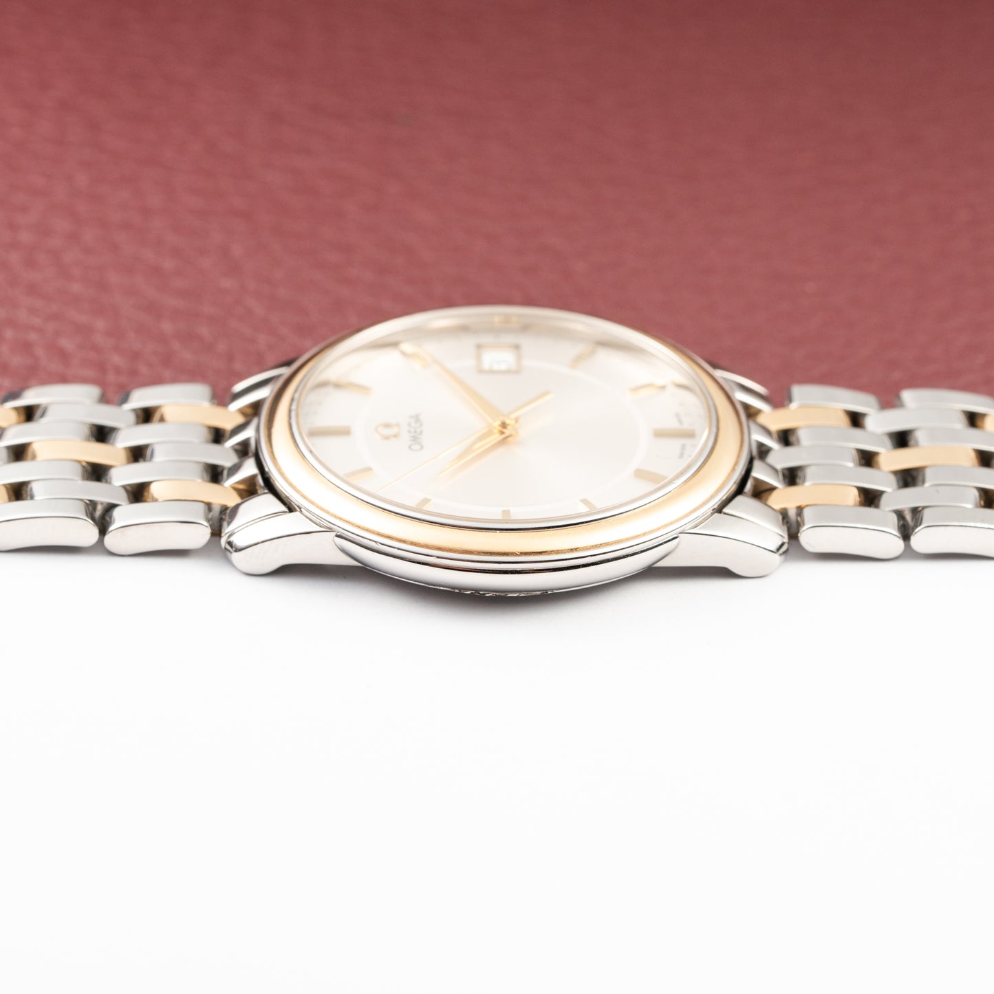 Omega De Ville Prestige Quartz Gold Steel Ref.43103100 from 2004