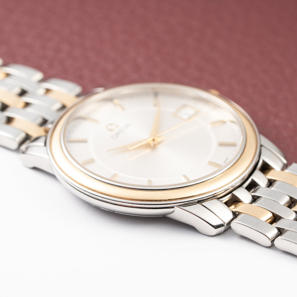 Omega De Ville Prestige Quartz Gold Steel Ref.43103100 from 2004