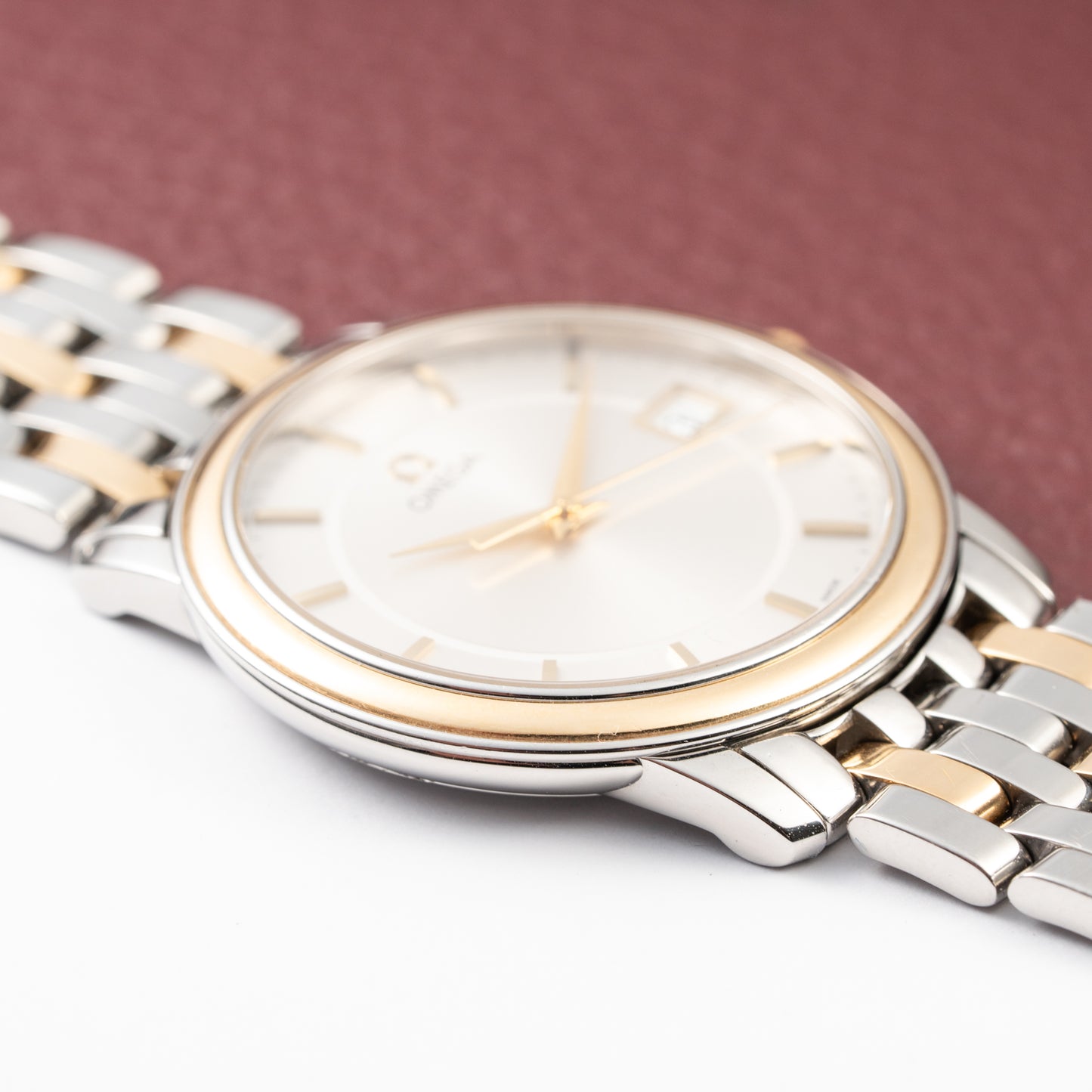 Omega De Ville Prestige Quartz Gold Steel Ref.43103100 from 2004