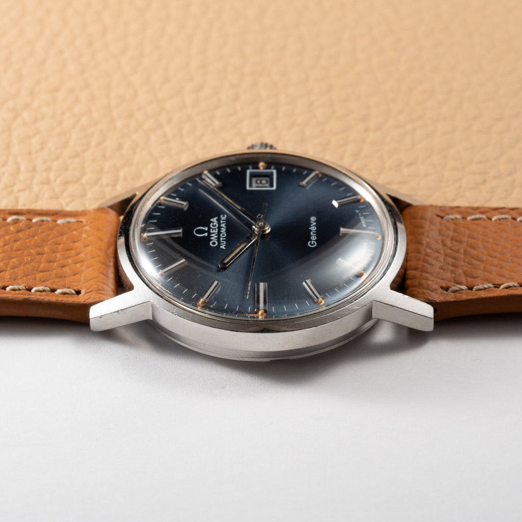 Omega Genève Automatic Date Blue 1969