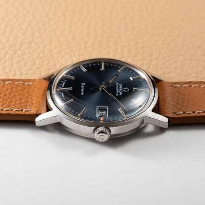Omega Genève Automatic Date Blue 1969