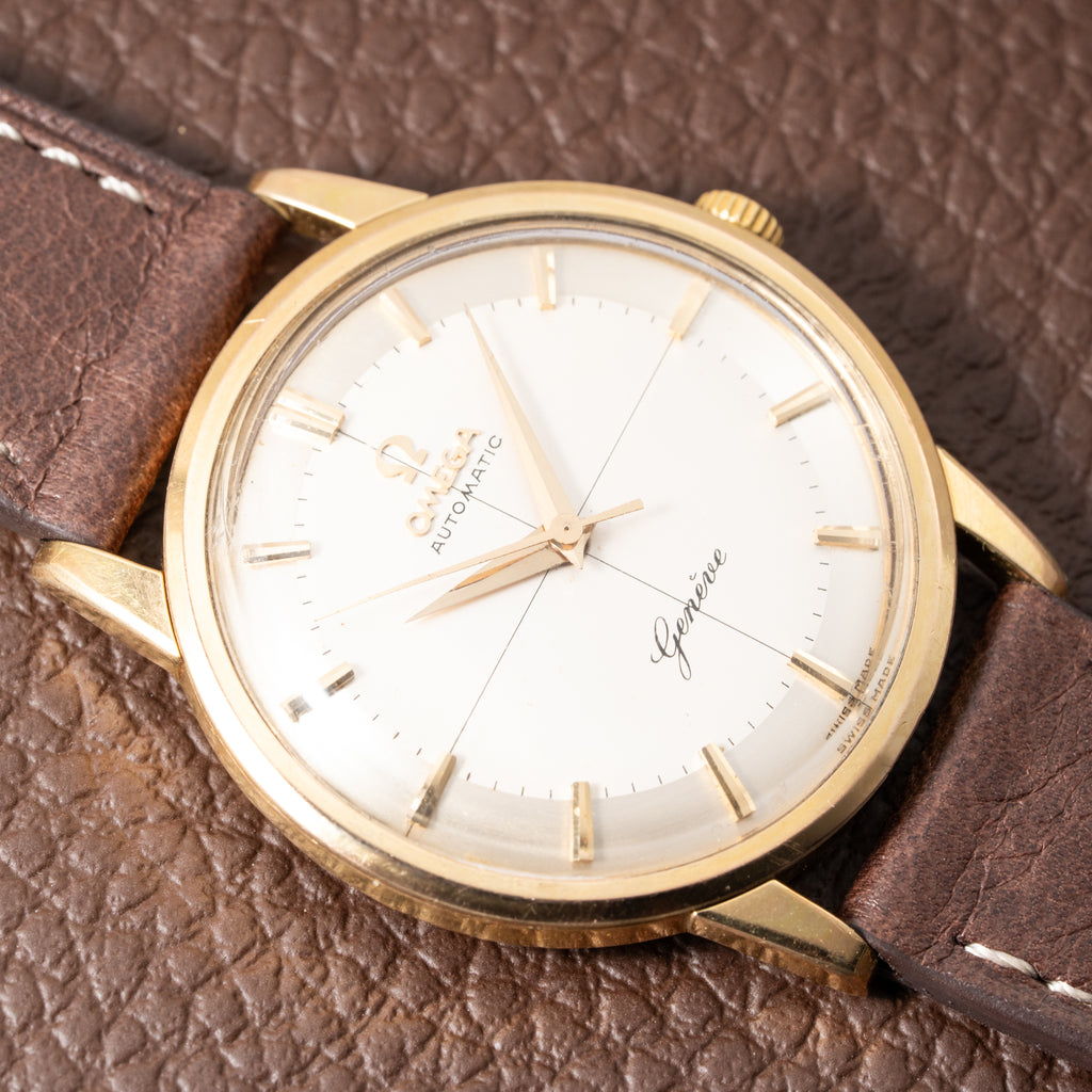 Omega Genève Crosshair Two Tone Dial Cal. 552 Ref. 14703 from 1959