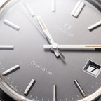 Omega Genève Jumbo "Date" Grey Dial from 1974