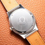 Omega Genève Jumbo "Date" Grey Dial from 1974