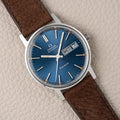 Omega Genève Day-Date Automatic Blue Dial Ref. 166.0117 from 1972