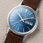 Omega Genève Day-Date Automatic Blue Dial Ref. 166.0117 from 1972