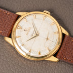 Omega Genève Honeycomb Oversize 18k Yellow Gold Ref. 2748 from 1954