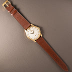 Omega Genève Honeycomb Oversize 18k Yellow Gold Ref. 2748 from 1954