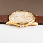 Omega Genève Honeycomb Oversize 18k Yellow Gold Ref. 2748 from 1954
